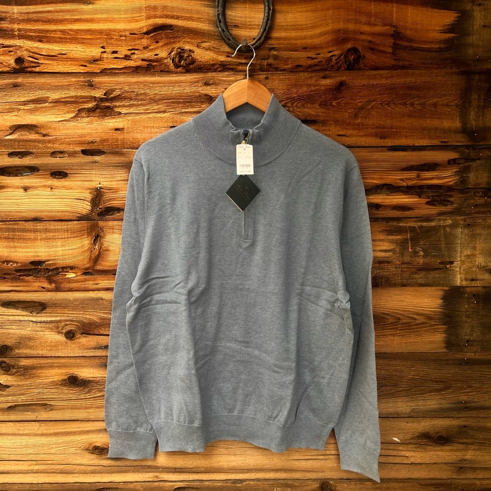 BROOKS BROTHERS | NWT Men's Blue Sweater L